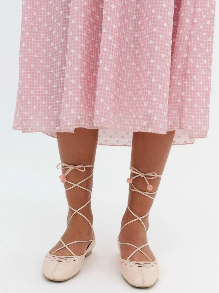Women Beate Ballet Flats Pink For Love and Lemons Shoes