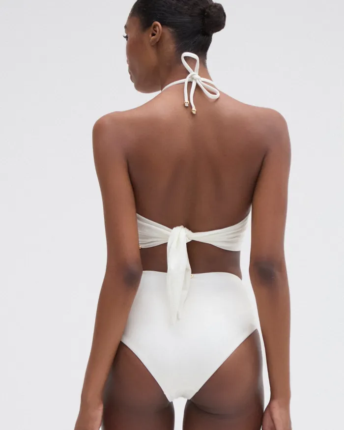 Women Bikinis PatBO JERSEY SANDS STONE BIKINI BOTTOM Off White Women Bikinis PatBO JERSEY SANDS STONE BIKINI BOTTOM Off White