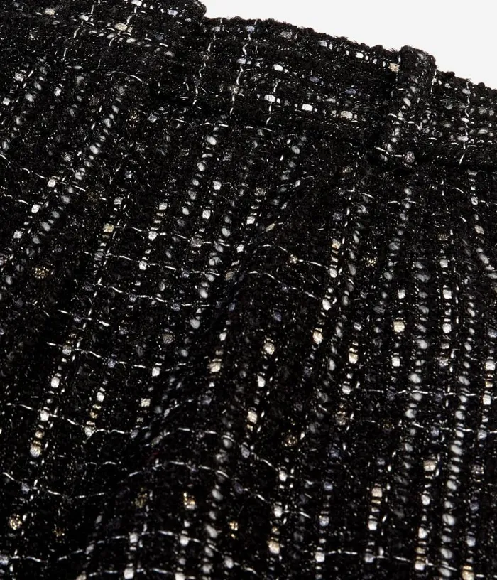 Women Black And White Tweed Shorts THE KOOPLES Skirts and Shorts