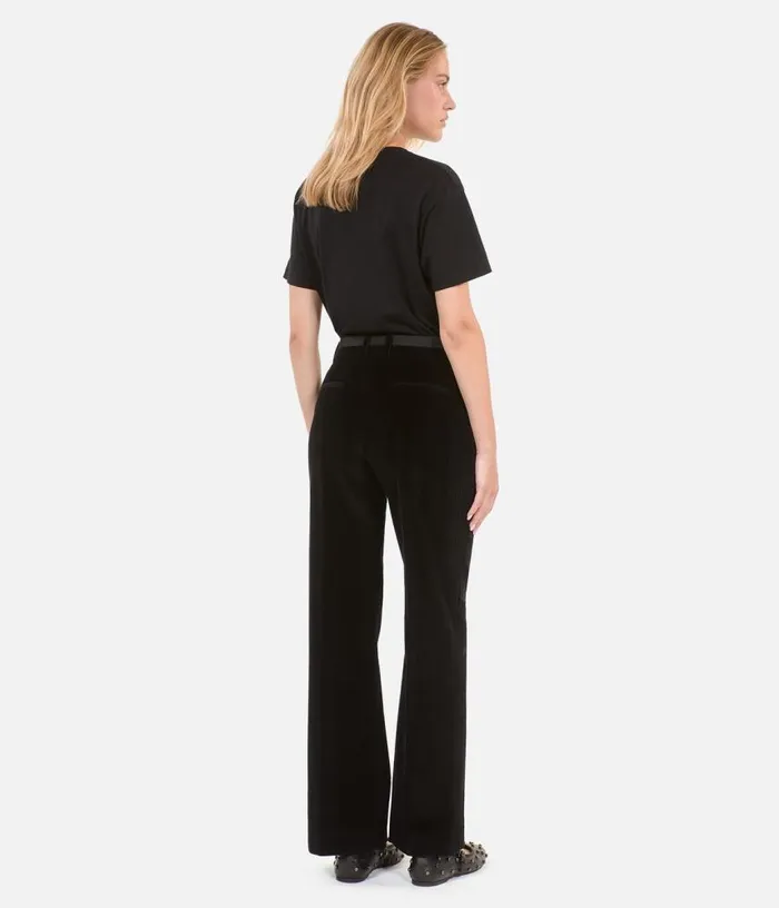 Women Black Corduroy Suit Trousers THE KOOPLES Blazers and Suits