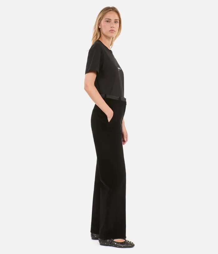 Women Black Corduroy Suit Trousers THE KOOPLES Blazers and Suits