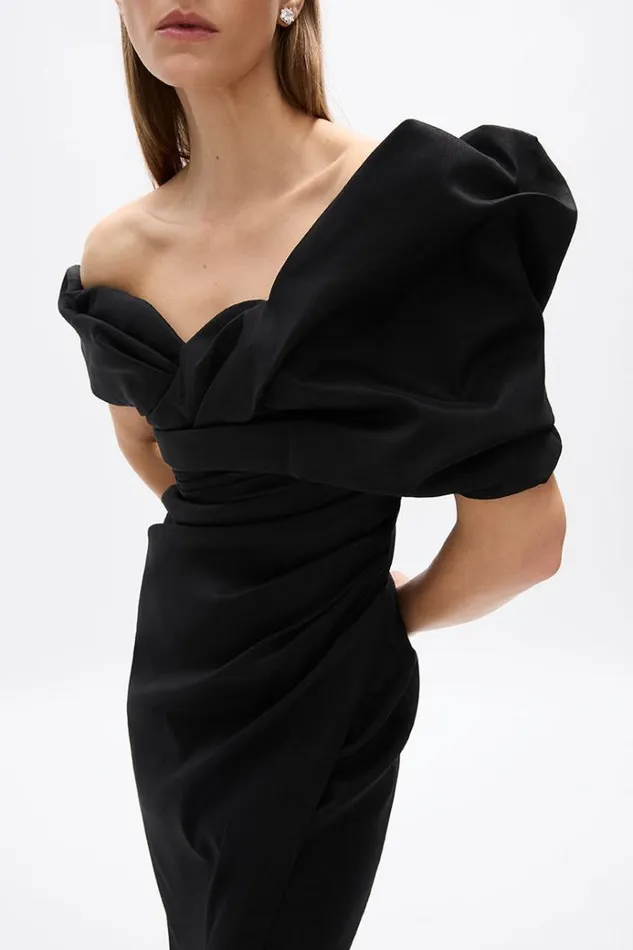 Women Black Dresses Rachel Gilbert Gia Gown Black
