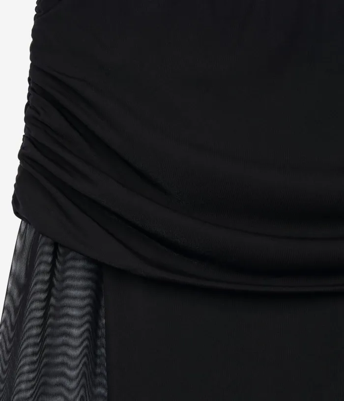 Women Black Jersey Top THE KOOPLES Blouses and Shirts