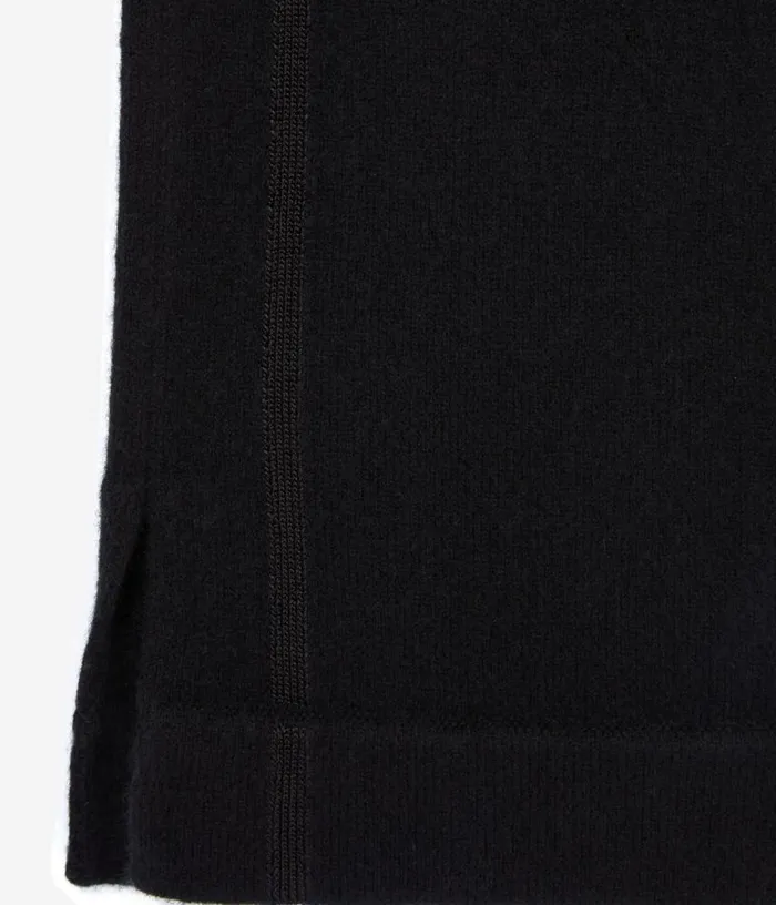 Women Black Wool And Cashmere Trousers THE KOOPLES Jeans and Pants