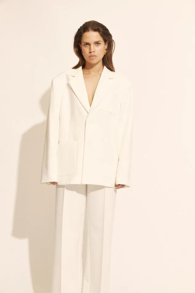 Women Blazers Bardot Halia Oversized Blazer In Orchid White Orchid White