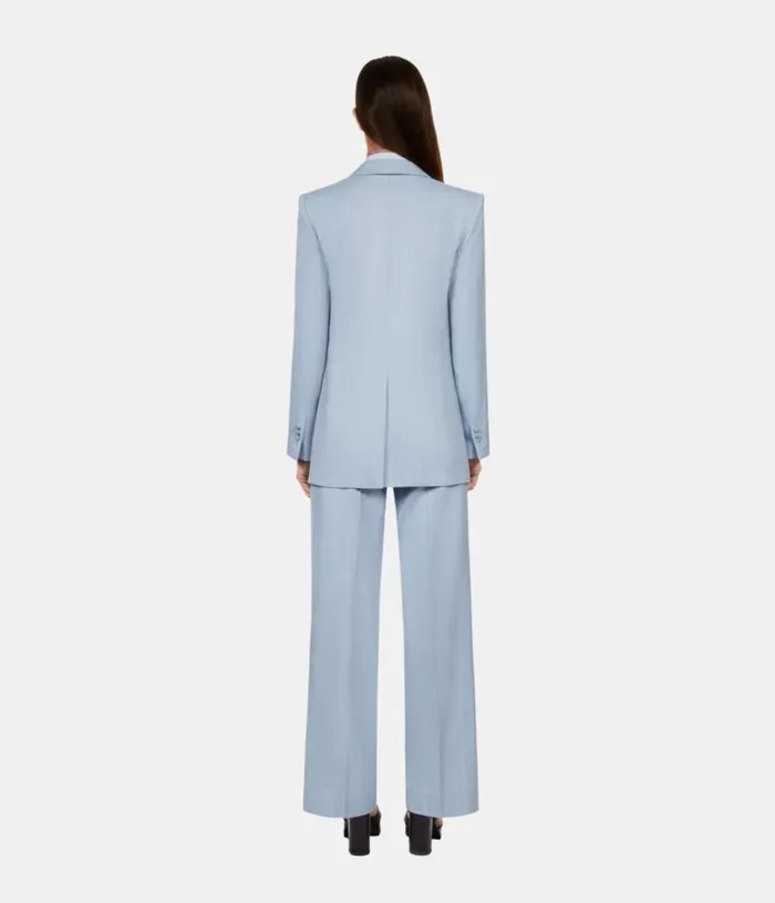 Women Blue Suit Jacket THE KOOPLES Blazers and Suits