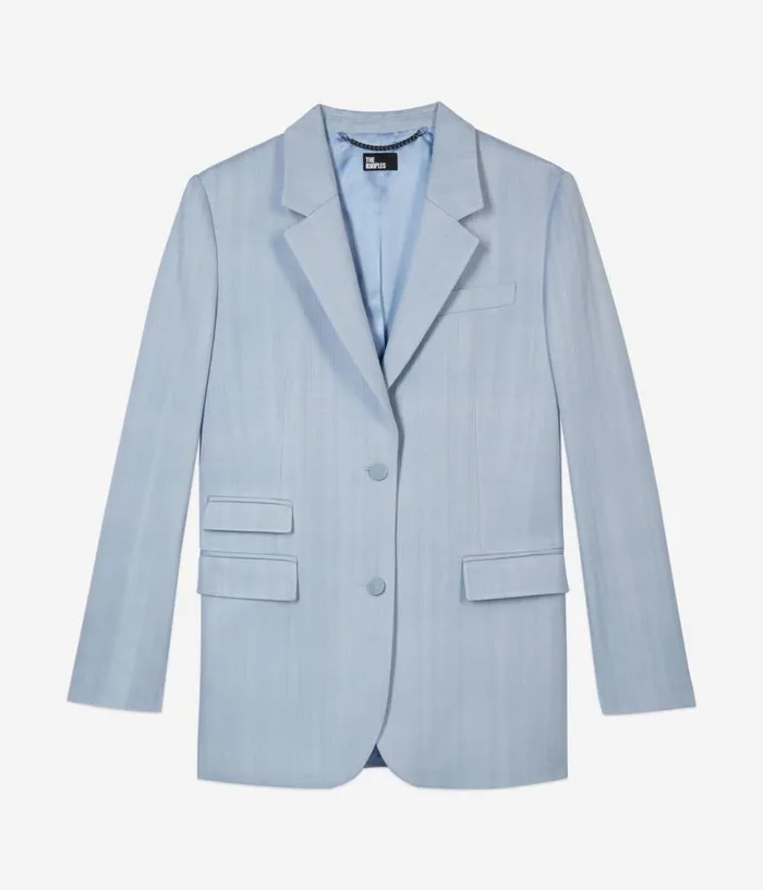 Women Blue Suit Jacket THE KOOPLES Blazers and Suits