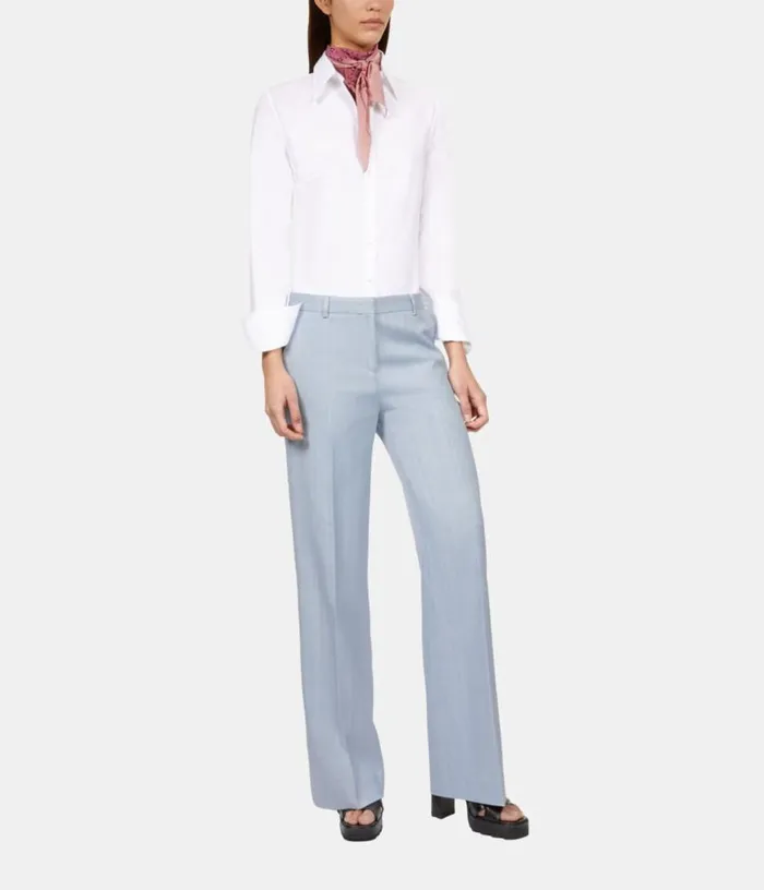 Women Blue Suit Trousers THE KOOPLES Blazers and Suits