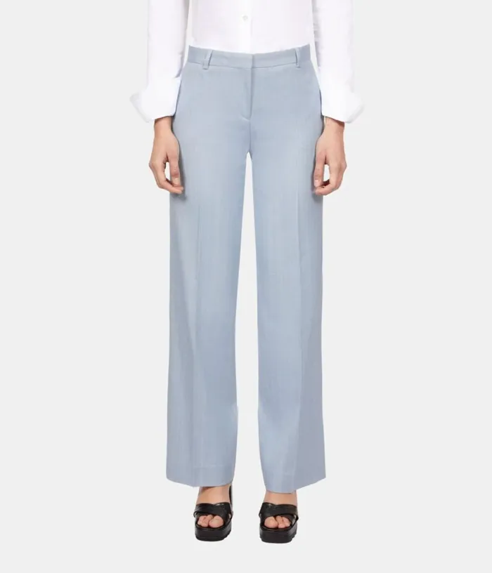 Women Blue Suit Trousers THE KOOPLES Blazers and Suits