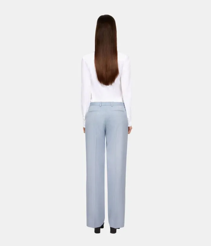 Women Blue Suit Trousers THE KOOPLES Blazers and Suits