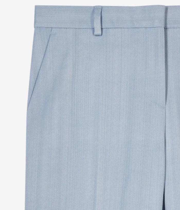 Women Blue Suit Trousers THE KOOPLES Blazers and Suits
