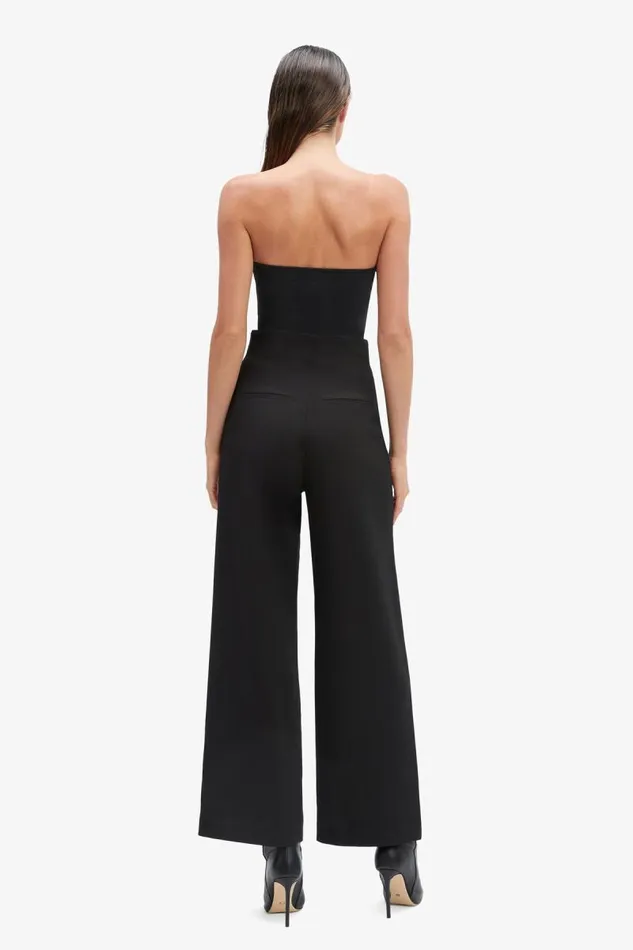 Women Bodysuits Bardot Nyra Jersey Bodysuit In Black Black