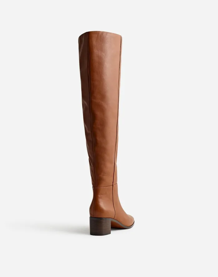 Women Boots Madewell The Adaline OvertheKnee Boot Hazelnut