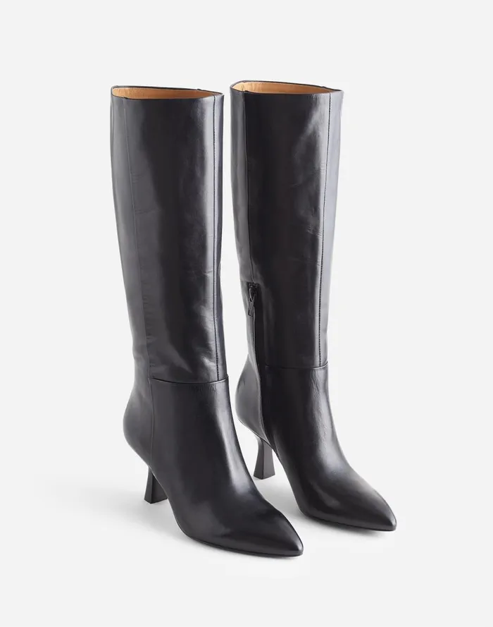 Women Boots Madewell The Justine Knee Boot True Black
