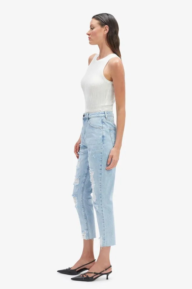 Women Boyfriend Jean Bardot The Mum Jeans In Vintage Vintage