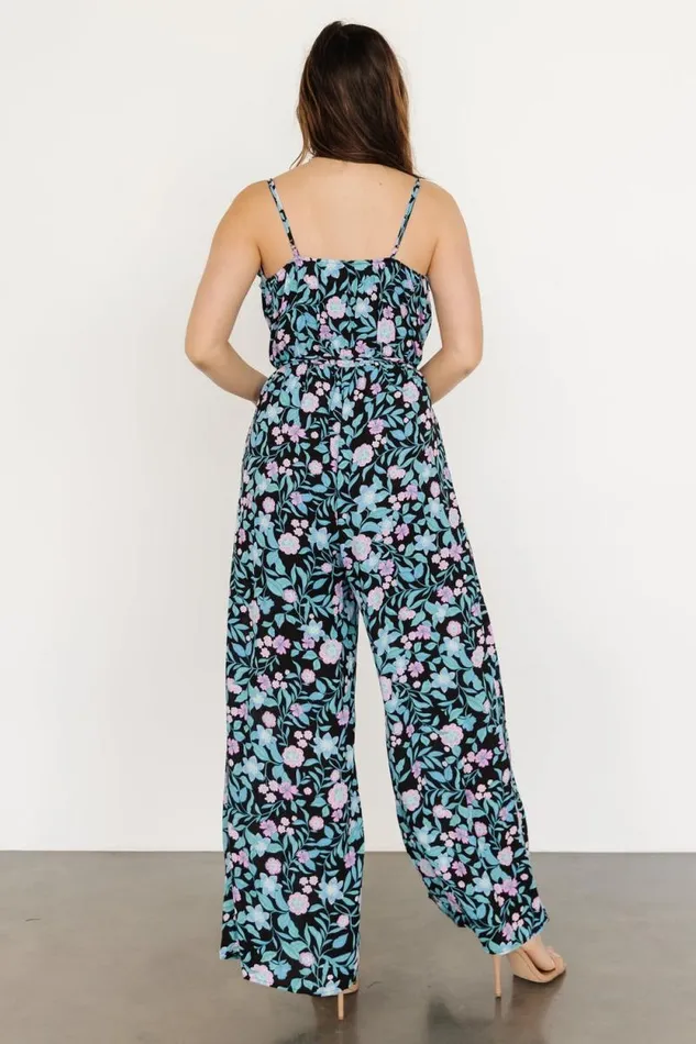 Women Brianna Tank Jumpsuit Black Multi Baltic Born Jumpsuits and Rompers