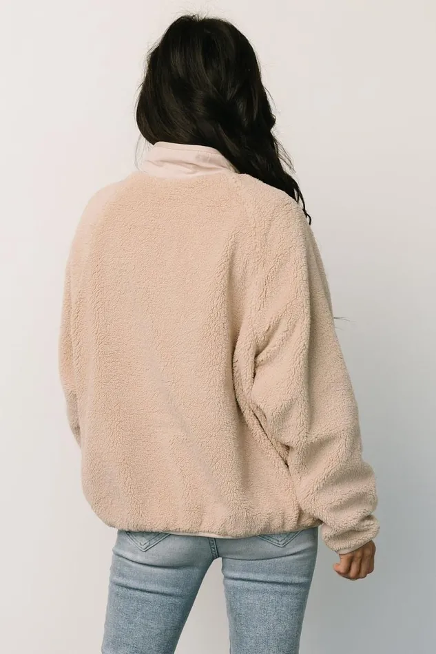 Women Brynn Sherpa Jacket Natural Baltic Born Outerwear