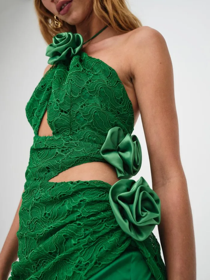 Women Casey Mini Dress Green For Love and Lemons Dresses Women Casey Mini Dress Green For Love and Lemons Dresses