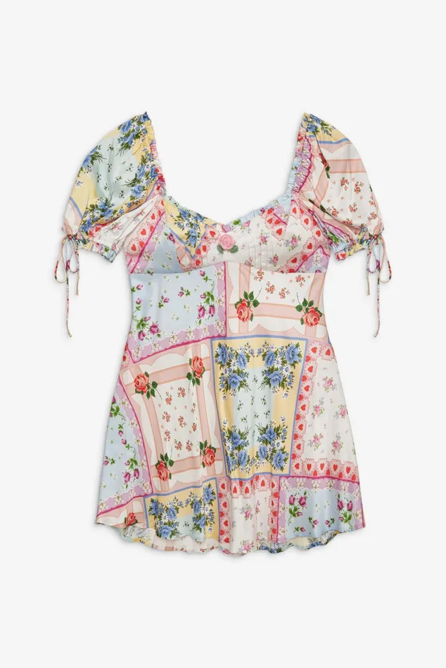 Women Cassandra Mini Dress Multi For Love and Lemons Dresses Women Cassandra Mini Dress Multi For Love and Lemons Dresses