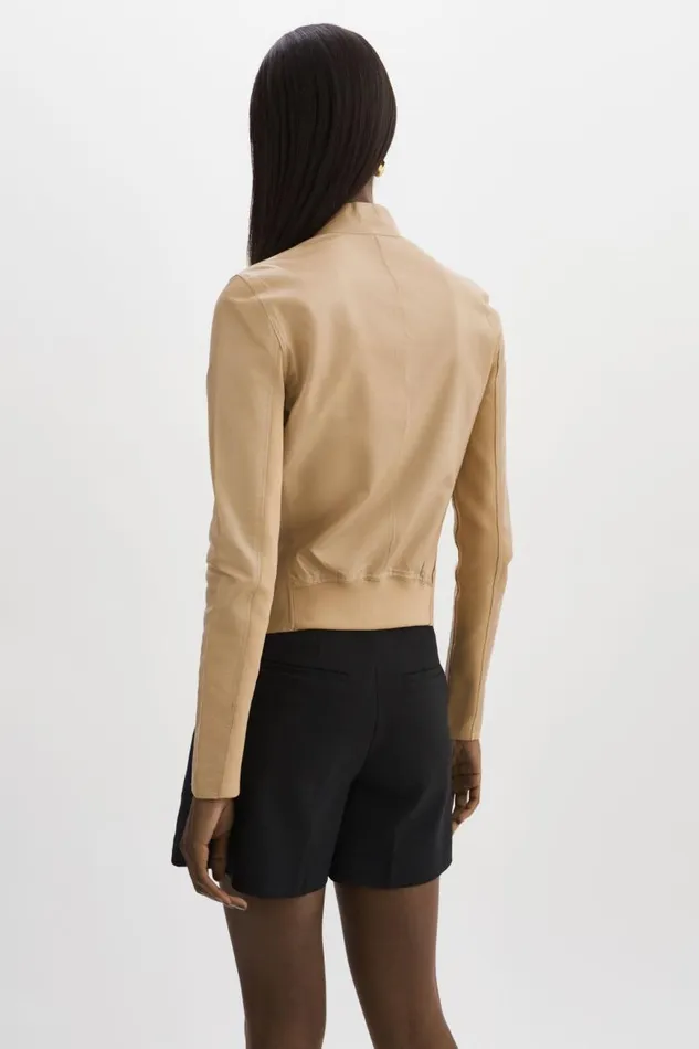 Women CHAPIN Reversible Leather Bomber Wheatgold LAMARQUE Bombers Women CHAPIN Reversible Leather Bomber Wheatgold LAMARQUE Bombers