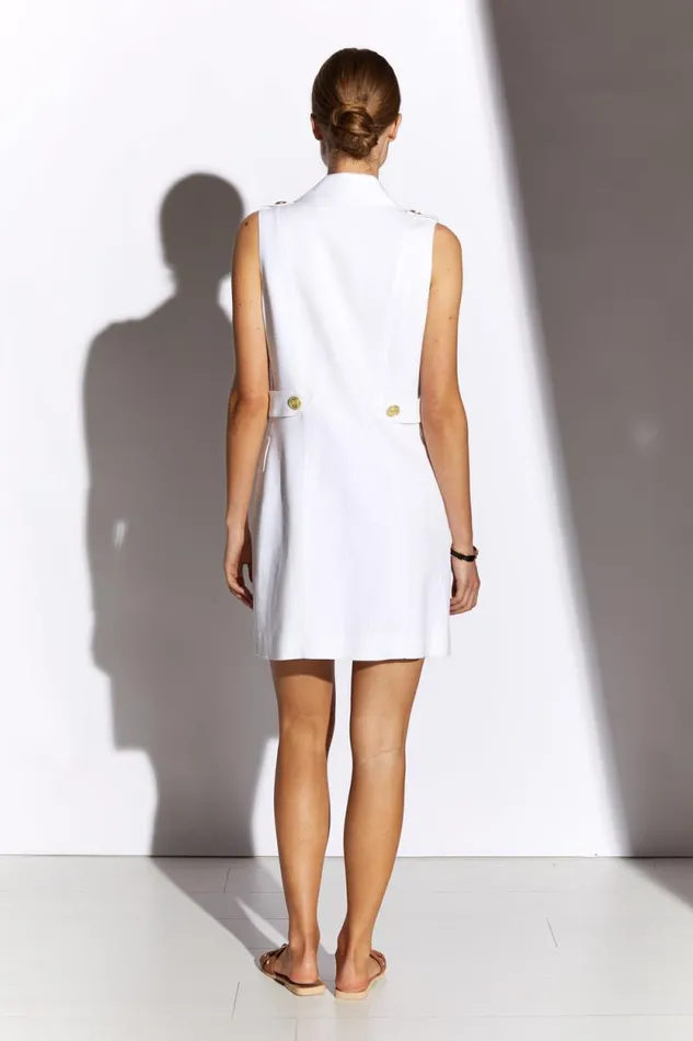 Women Chelsea Dress Oyster Linen Holland Cooper Dresses