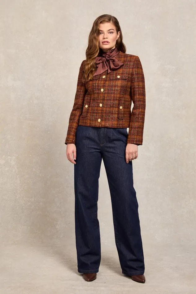Women Chelsea Jacket Amber Tweed Holland Cooper Jackets