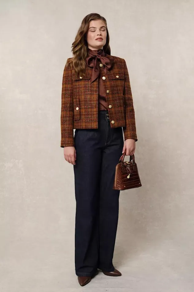 Women Chelsea Jacket Amber Tweed Holland Cooper Jackets