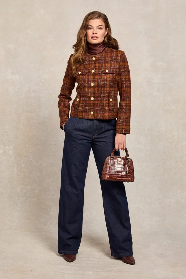 Women Chelsea Jacket Amber Tweed Holland Cooper Jackets