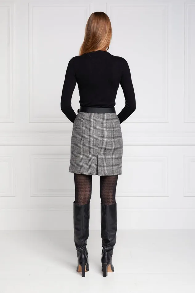 Women Chelsea Skirt Prince Of Wales Black Holland Cooper Tailoring