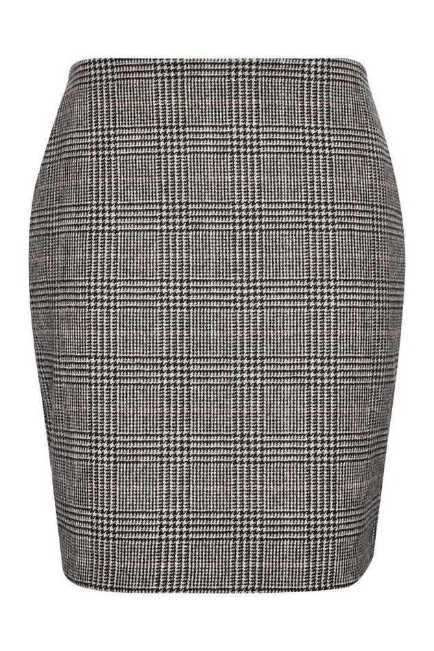 Women Chelsea Skirt Prince Of Wales Black Holland Cooper Tailoring