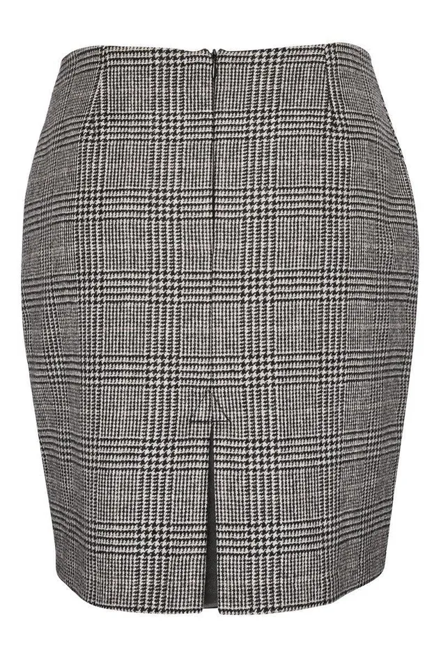 Women Chelsea Skirt Prince Of Wales Black Holland Cooper Tailoring
