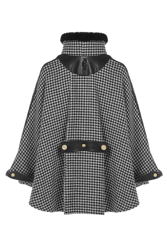 Women Chiltern Cape Houndstooth Holland Cooper Tailoring