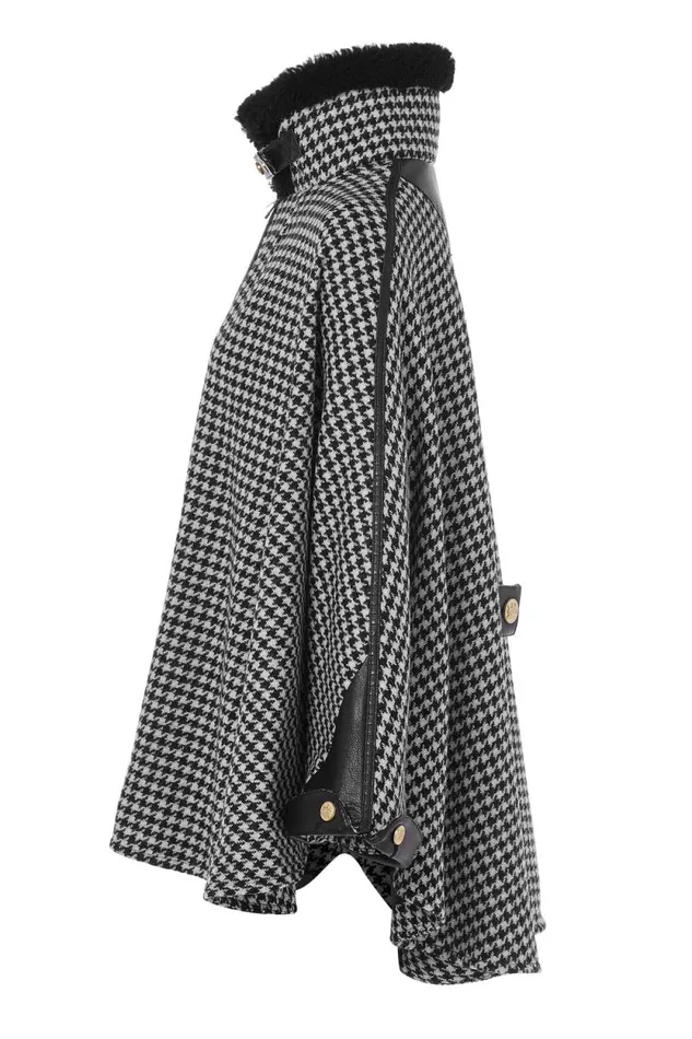 Women Chiltern Cape Houndstooth Holland Cooper Tailoring