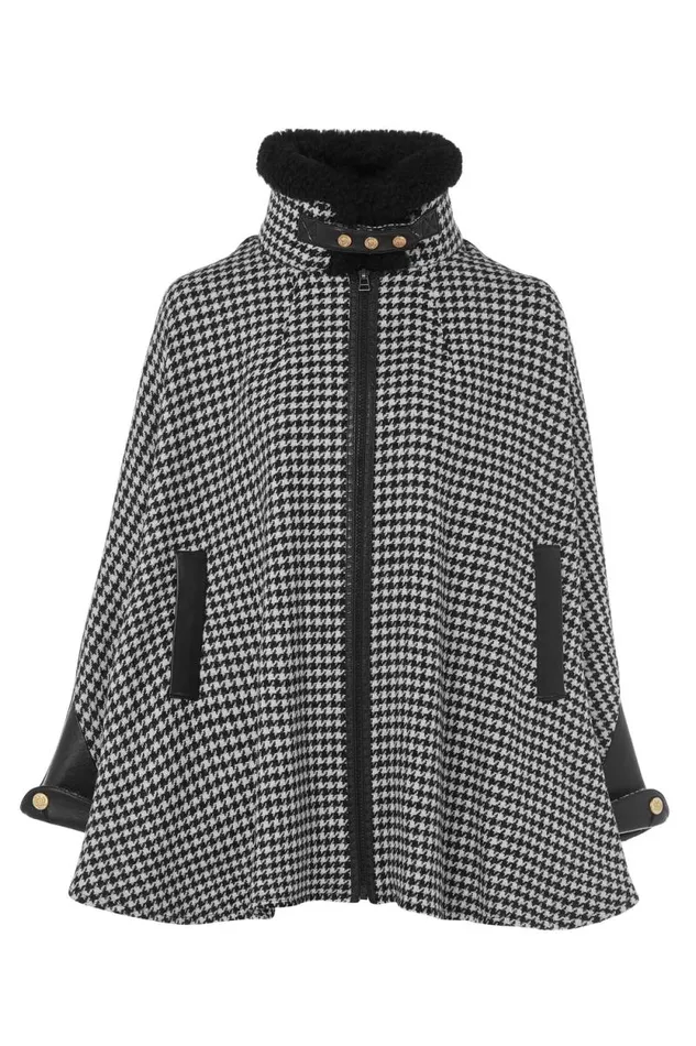 Women Chiltern Cape Houndstooth Holland Cooper Tailoring