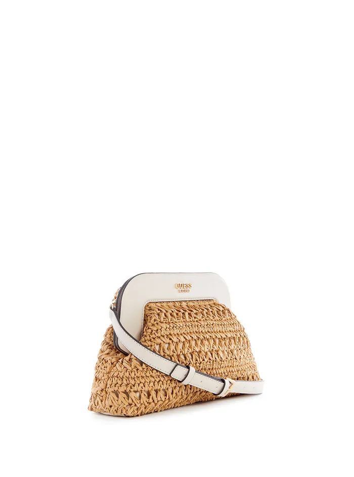 Women Clutches GUESS Stone Liguria Frame Clutch Women Clutches GUESS Stone Liguria Frame Clutch