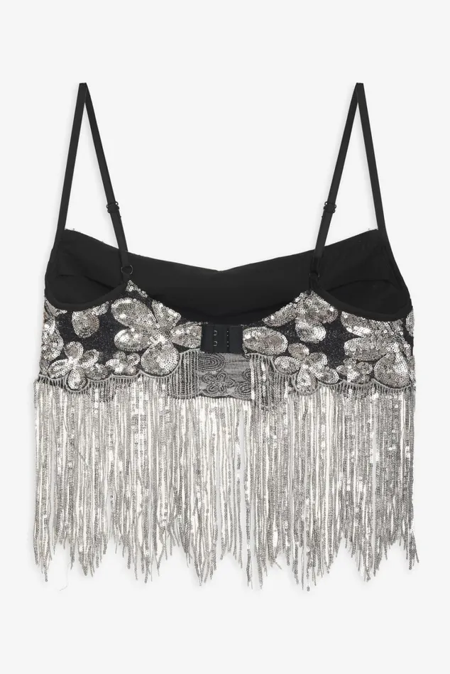 Women Colette Crop Top Black For Love and Lemons Tops Women Colette Crop Top Black For Love and Lemons Tops