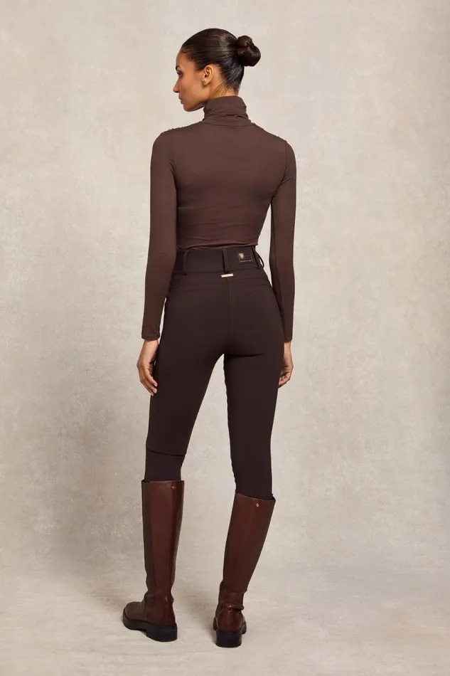 Women Contour Trouser Chocolate Holland Cooper Trousers Women Contour Trouser Chocolate Holland Cooper Trousers