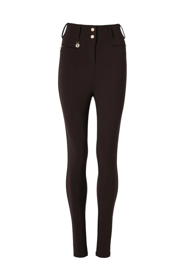 Women Contour Trouser Chocolate Holland Cooper Trousers Women Contour Trouser Chocolate Holland Cooper Trousers