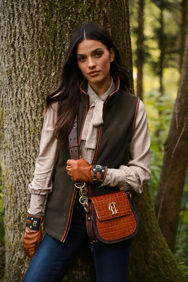 Women Contrast Leather Gloves Tan Ink Navy Holland Cooper Gloves Women Contrast Leather Gloves Tan Ink Navy Holland Cooper Gloves
