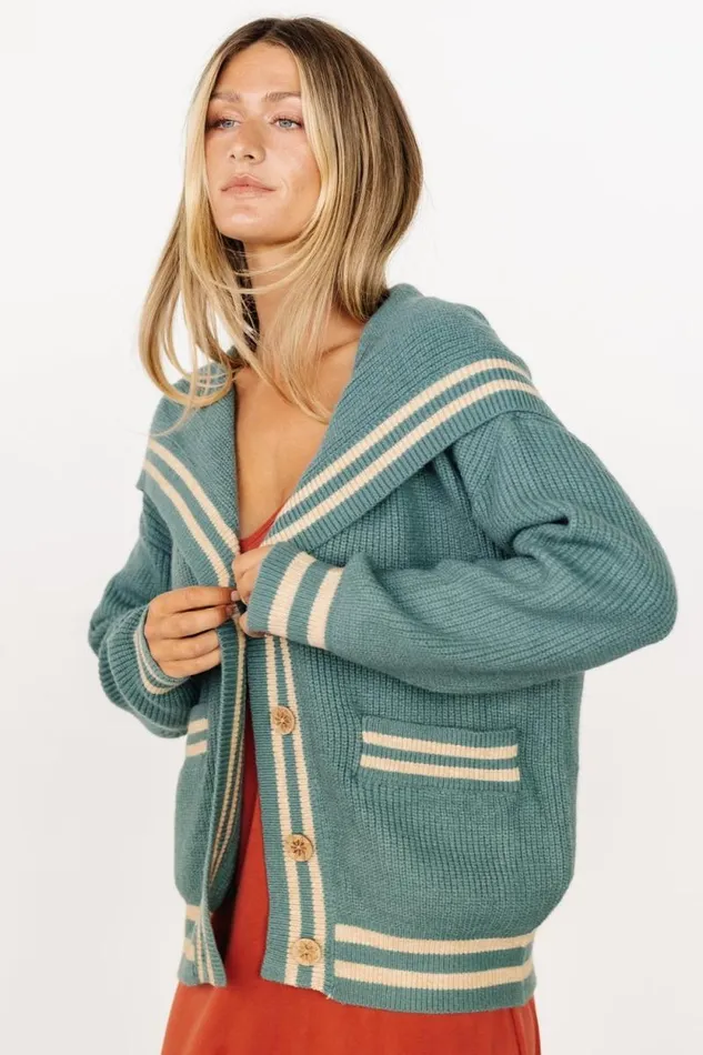 Women Corbett Knit Cardigan Jade Baltic Born Sweaters