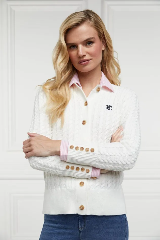 Women Cotswold Cardigan Natural Holland Cooper Knitwear Women Cotswold Cardigan Natural Holland Cooper Knitwear