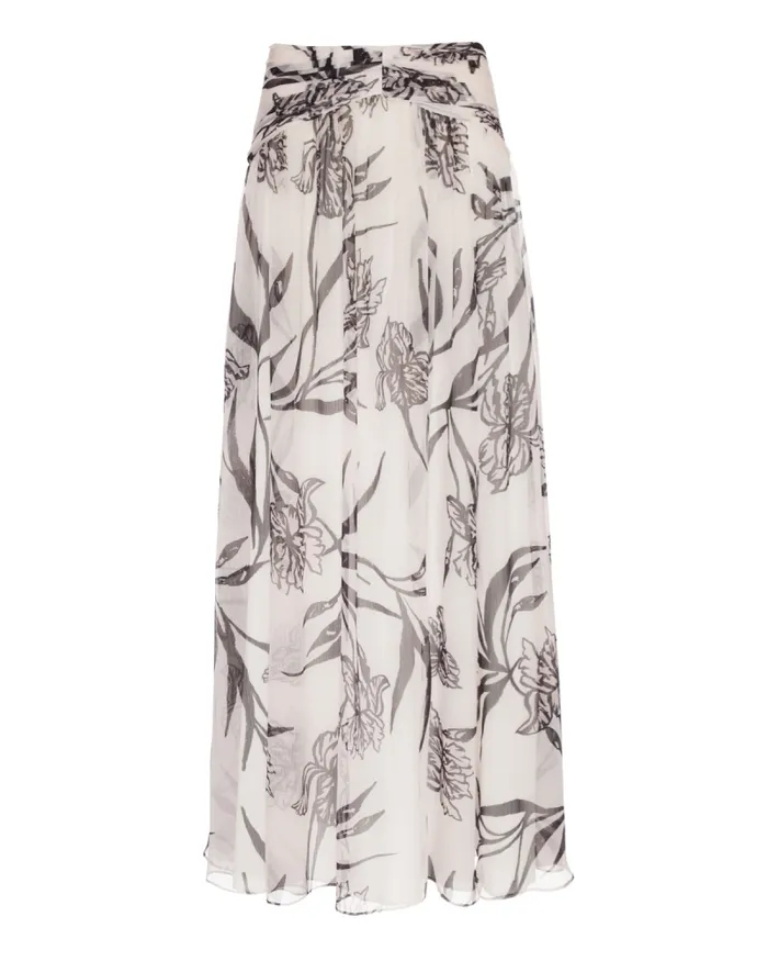Women CoverUps PatBO IRIS MAXI SKIRT Off White