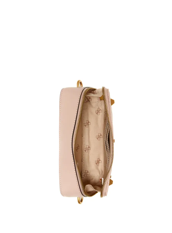 Women Crossbody GUESS Almond Brera Studded Mini Crossbody Camera Bag Women Crossbody GUESS Almond Brera Studded Mini Crossbody Camera Bag