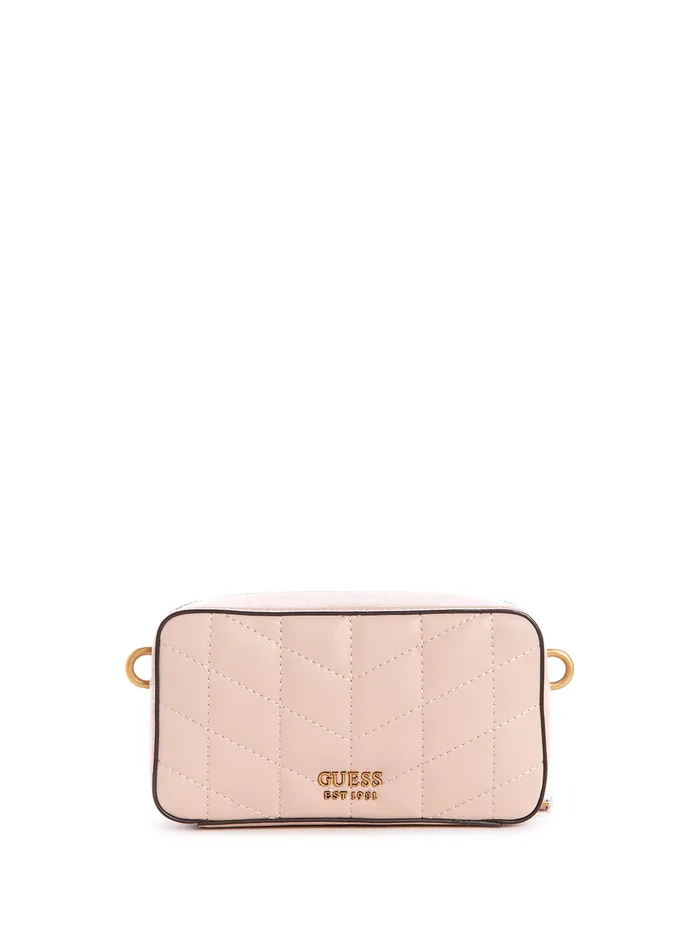 Women Crossbody GUESS Almond Brera Studded Mini Crossbody Camera Bag Women Crossbody GUESS Almond Brera Studded Mini Crossbody Camera Bag