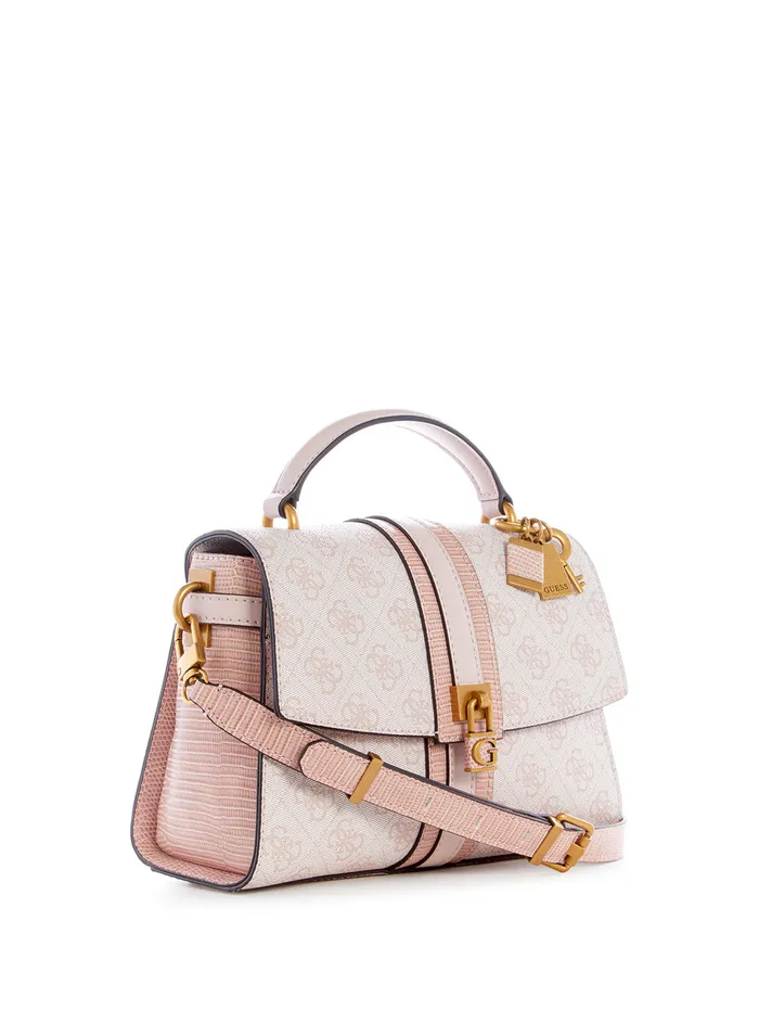 Women Crossbody GUESS Blush Logo Ginevra Crossbody Bag Women Crossbody GUESS Blush Logo Ginevra Crossbody Bag