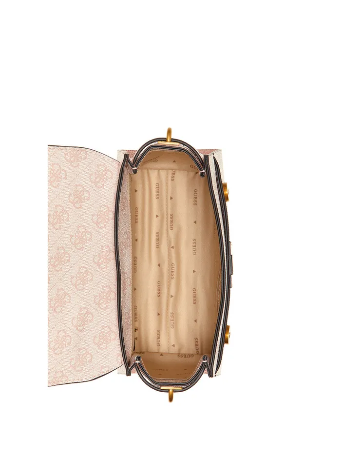 Women Crossbody GUESS Blush Logo Ginevra Crossbody Bag Women Crossbody GUESS Blush Logo Ginevra Crossbody Bag
