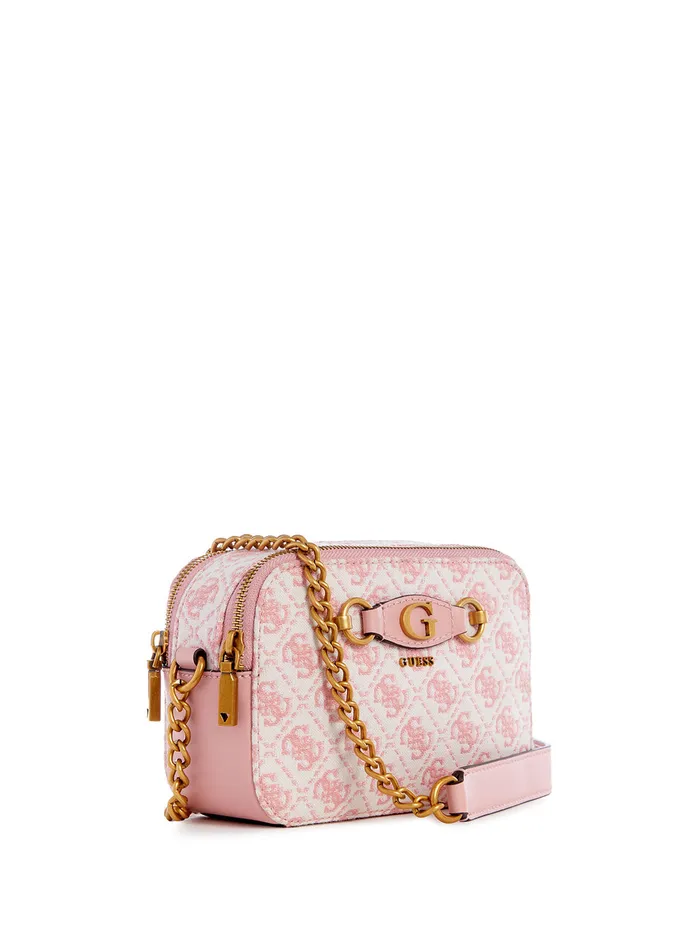 Women Crossbody GUESS Salmon Logo Izzy Crossbody Camera Bag Women Crossbody GUESS Salmon Logo Izzy Crossbody Camera Bag