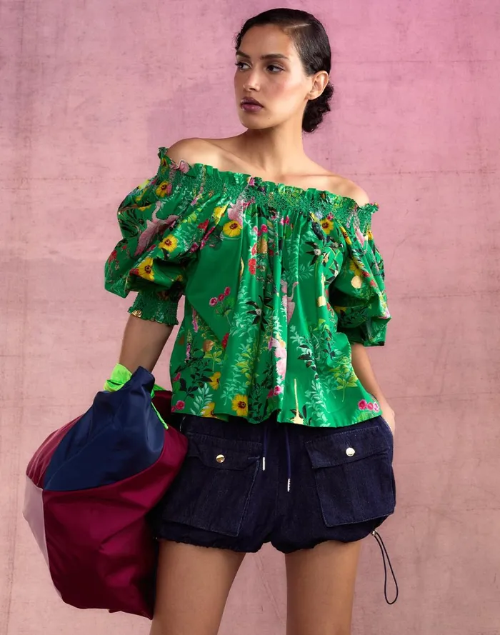 Women Cynthia Rowley Bottoms Denim Cargo Shorts Blue Women Cynthia Rowley Bottoms Denim Cargo Shorts Blue