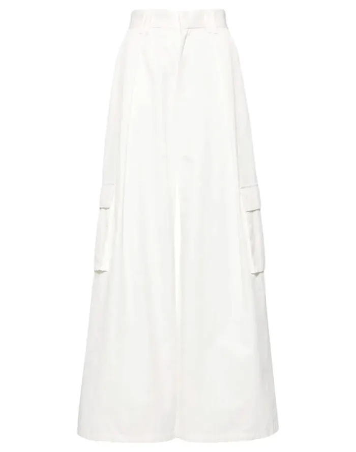 Women Cynthia Rowley Bottoms Marbella Cotton Cargo Pant White Women Cynthia Rowley Bottoms Marbella Cotton Cargo Pant White