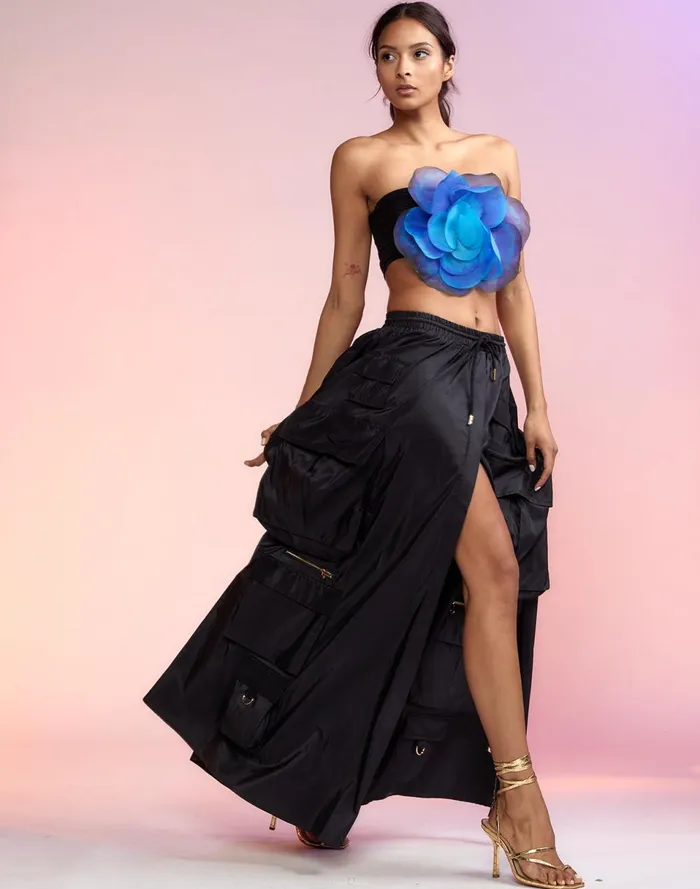 Women Cynthia Rowley Bottoms Taffeta Cargo Skirt Black Women Cynthia Rowley Bottoms Taffeta Cargo Skirt Black